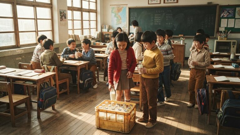 우유 당번의 추억, 유리병 우유와 그 시절 교실 풍경