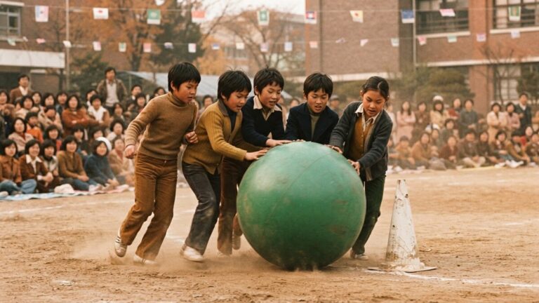 공굴리기, 커다란 공 하나에 반 전체가 매달렸던 이유